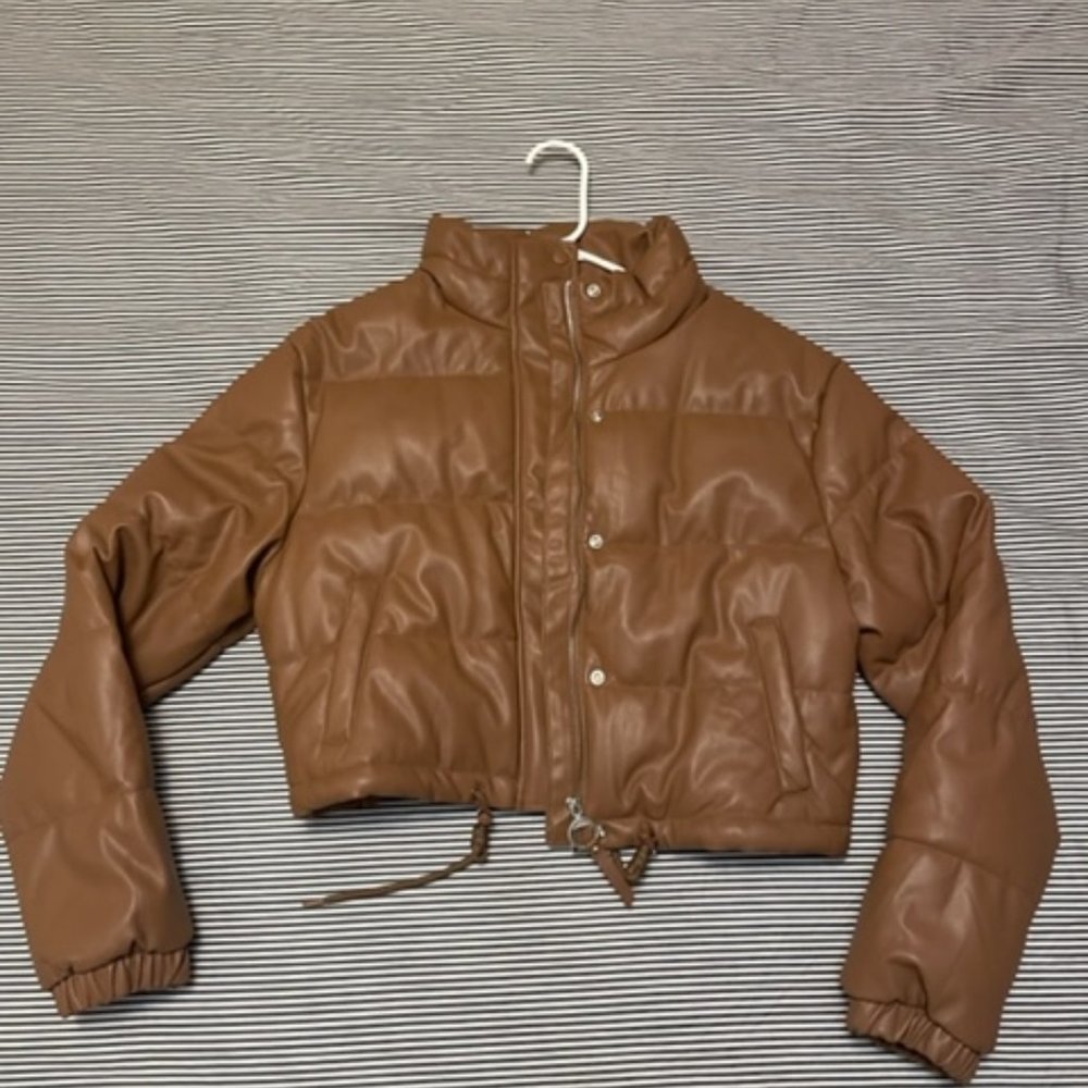 Cropped Leather Jacket!